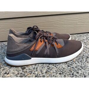 Olukai Mio Li Shoes Mens Size 10.5 Grey Athletic Lightweight Comfort Sneakers